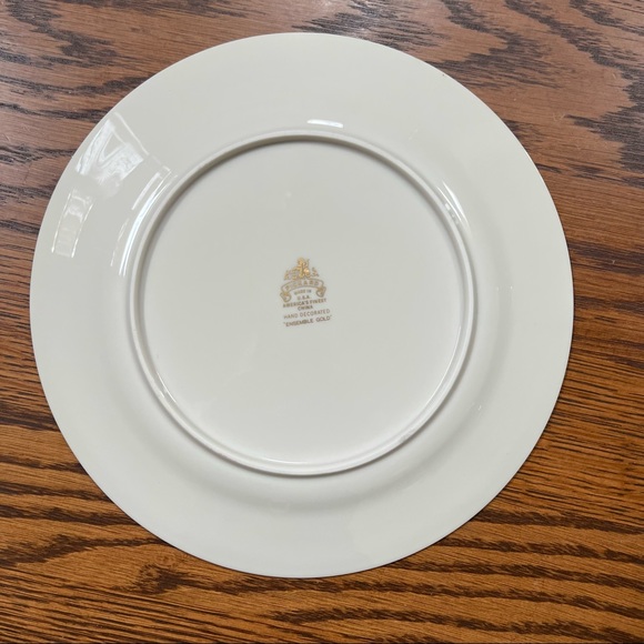 Pickard China Ensemble Gold Salad Plate 8 3/8” - Picture 2 of 3